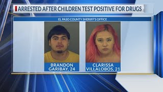 2 arrested after children test positive for drugs
