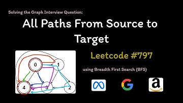 All paths from source to target - leetcode797 | JavaScript | Graph interview question | BFS