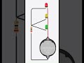 Traffic Light Circuit Project Using LEDs | Simple Electronics #electronic #arduinoproject #shorts