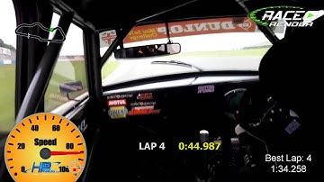 RaceRender / TrackAddict Donington Park Testing Lap in damp/muddy conditions mini Se7en