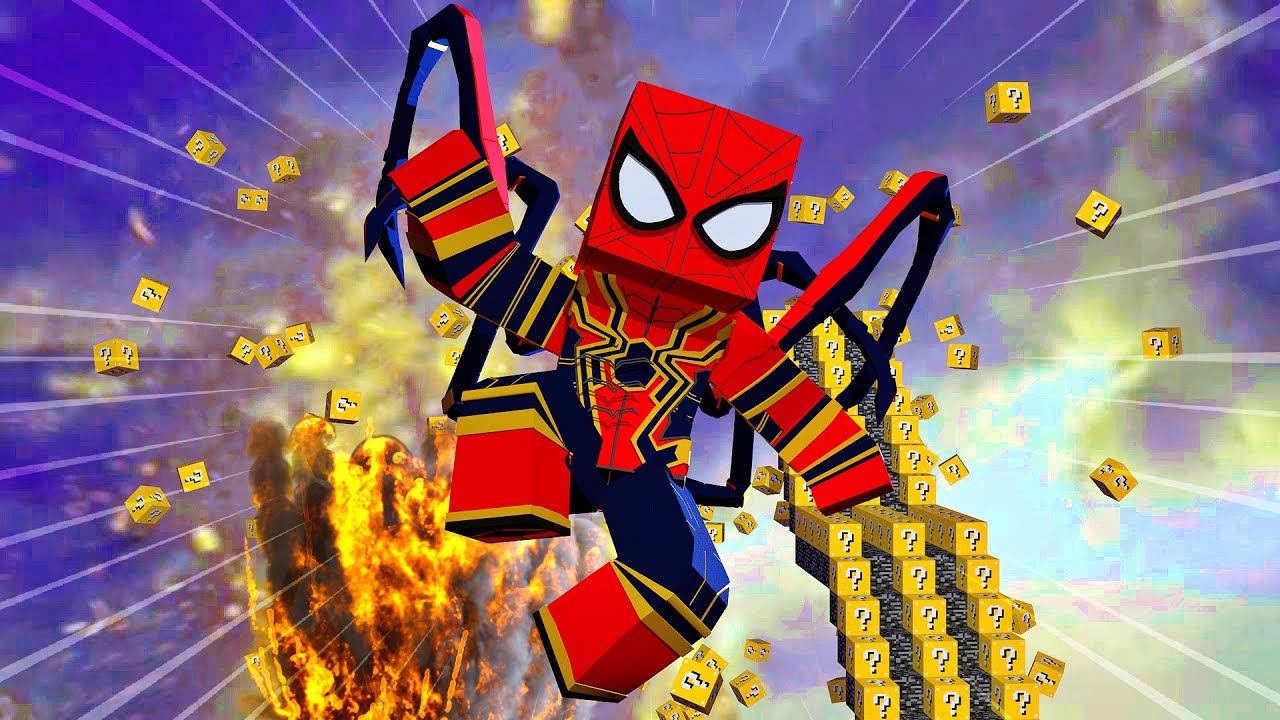 Minecraft: HOMEM ARANHA - ESCADONA ‹ EduKof Games ›