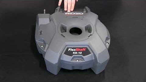 How to use the RIDGID K9-12 Flexshaft® Machine