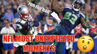 ⭕️TOP 10 UNEXPECTED PLAYS IN NFL HISTORY⭕️