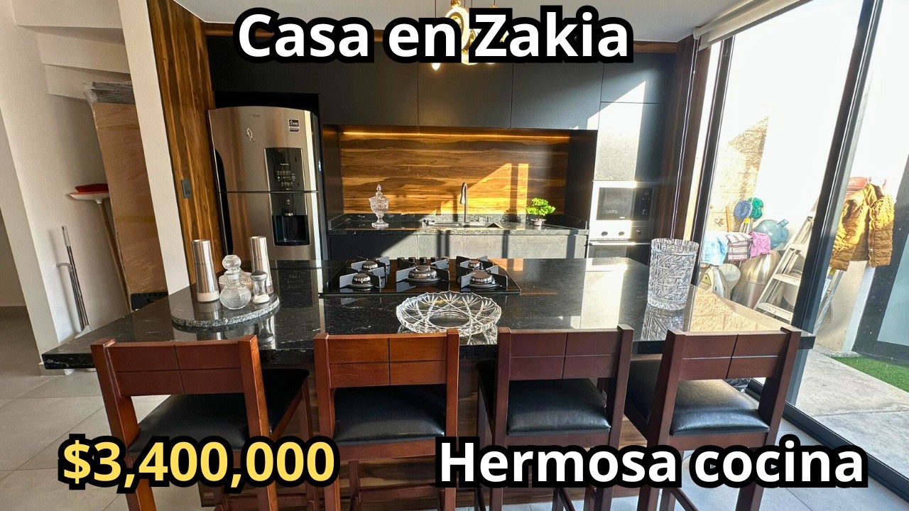 Casa en venta en Zakia, Querétaro. Cocina muy elegante! $3,400,000