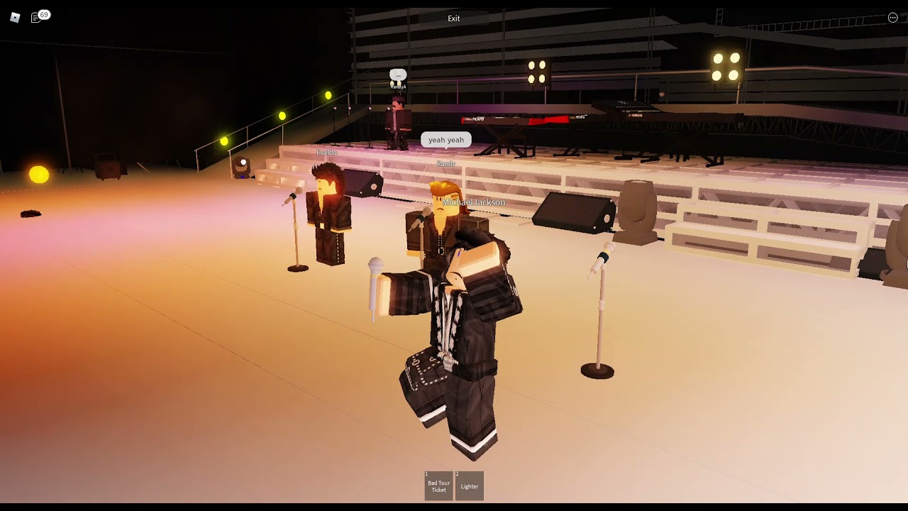 Michael Jackson Roblox Bad World Tour 1988 This Map Is From Fabricit2 