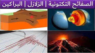 الصفائح التكتونية | الزلازل | البراكين.