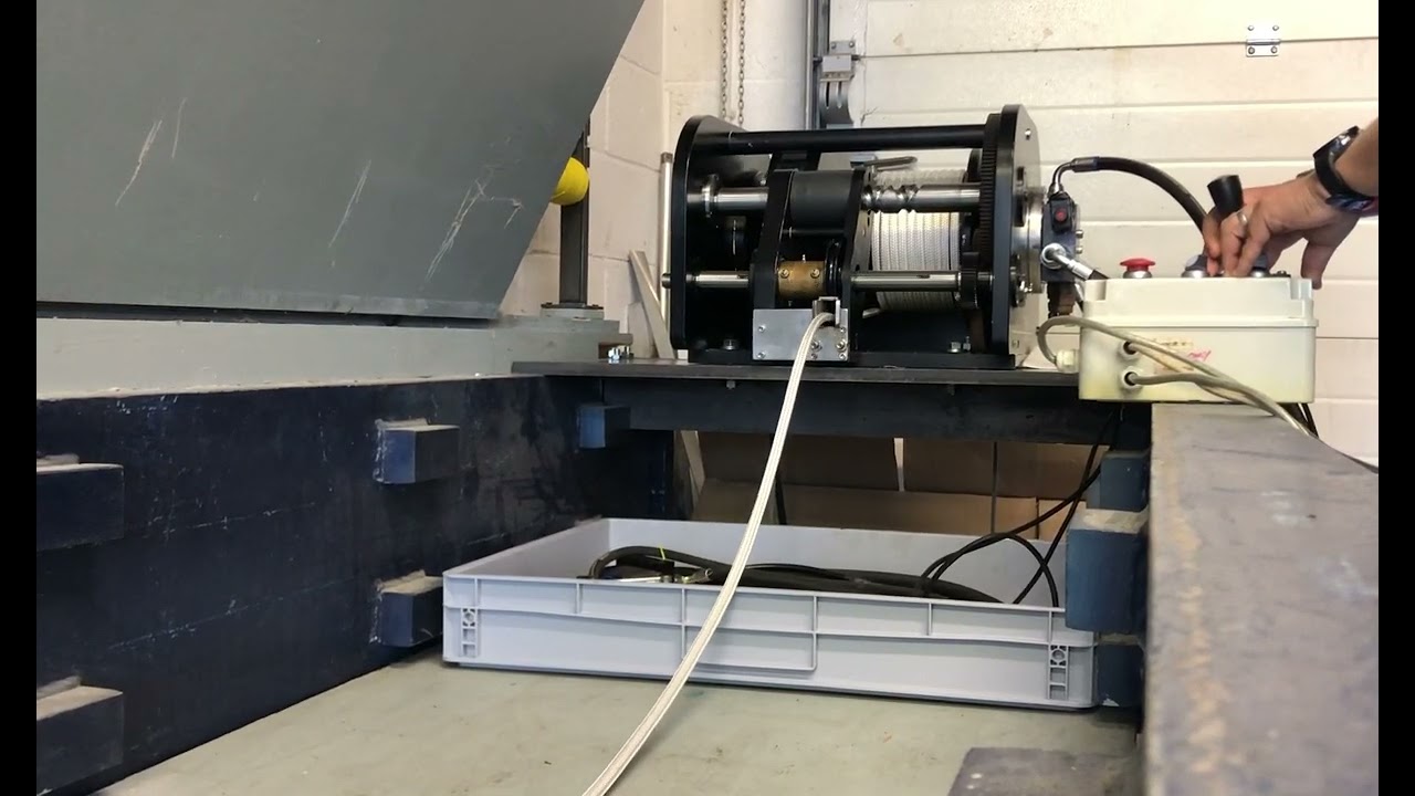 Seaway Power Captive Winch Pay Off Line test YouTube