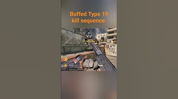 Nice sequence of kills with the buffed Type 19 in cod mobile