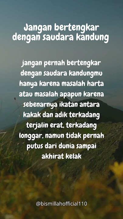 Jangan bertengkar dengan saudara kandung #shorts