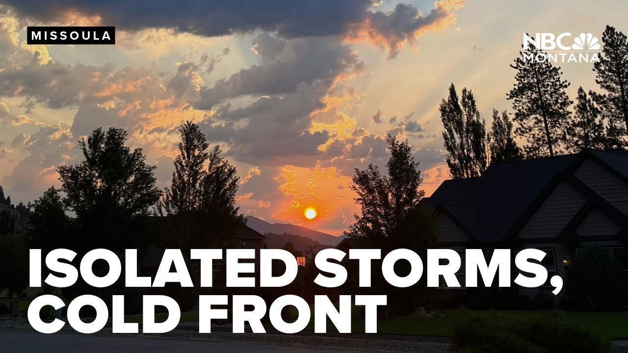 Isolated storms, cold front to bring breezy winds and below normal ...