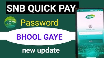 SNB Snel betalen Nieuw wachtwoord Kaise Banaye | Snel betalen wachtwoord vergeten