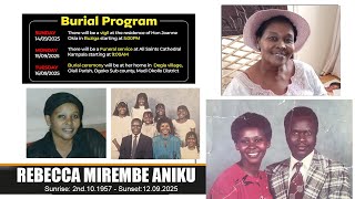 Download Lagu CELEBRATING THE LIFE OF REBECCA MIREMBE ANIKU | 1957 - 2025, BURIAL CEREMONY. MP3