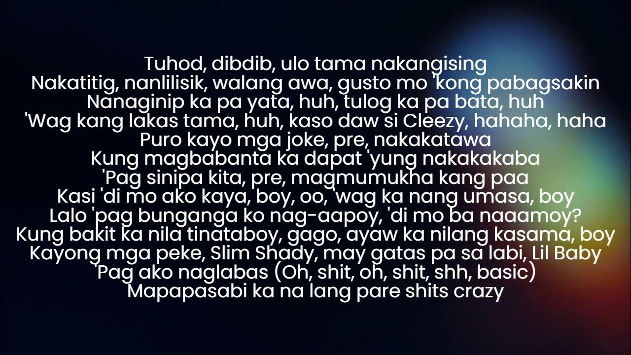 Skusta Clee Testing (Official lyrics Video) YouTube