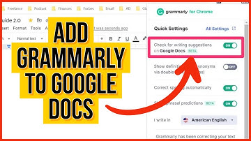 How to Add Grammarly to Google Docs 2023?