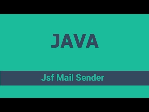 Java Jsf Mail Sender