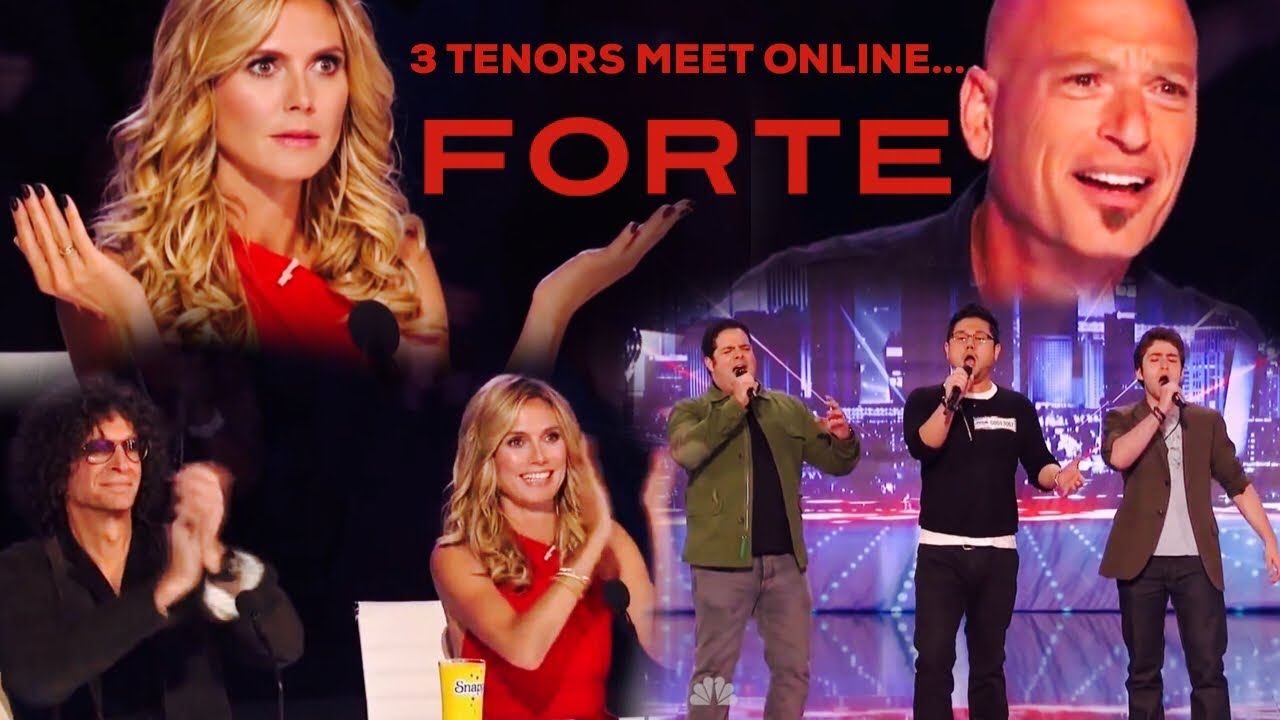 FORTE - Three Tenors meet online and shock the judges on Americas Got ...