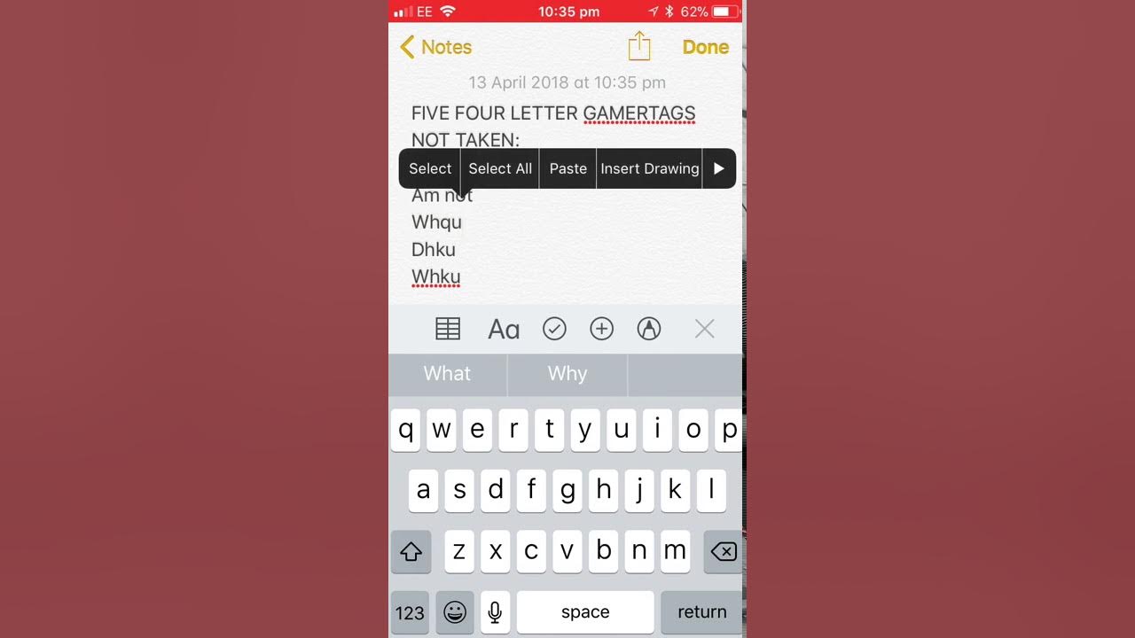 Four letter gamertags NOT TAKEN YouTube