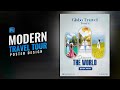 Modern Travel Poster Design in Photoshop ✈️