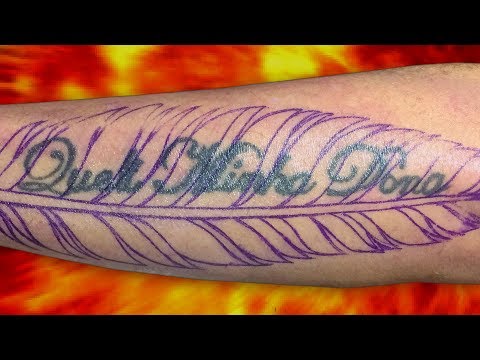 Vídeo: Como Sobrepor Uma Tatuagem