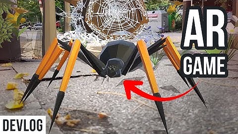 Adding a scary Spider to my AR Game (DevLog #6)