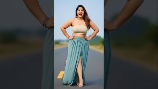 Bold & Beautiful Plus Size Indian Woman Photoshoot Curvy Fashion Inspiration