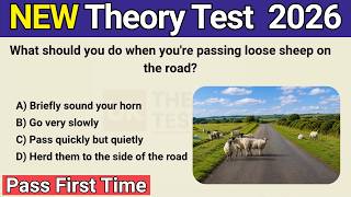 PASS UK Theory Test 2026 FIRST TIME | 50 Latest DVSA Questions &amp; Answers
