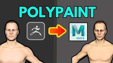 🦜Export Polypaint from ZBrush to Maya: Industry Uses UVs!!
