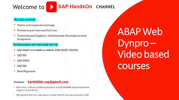 Web Dynpro ABAP - Session4