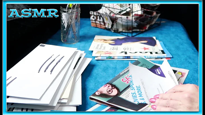 ASMR: Viewer Request - Sorting/Opening/Tearing/Ripping Mail  (No Talking, Paper Sounds)