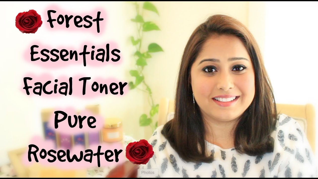 forest essentials pure rose water facial toner