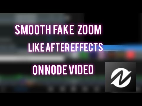 TUTORIAL SMOOTH FAKE ZOOM ON NODE VIDEO IN SIMPLE STEPS
