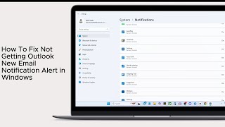 How To Fix Not Getting Outlook New Email Notification Alert in Windows