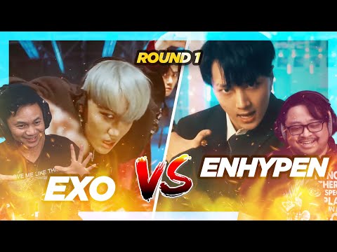 Round 1: ENHYPEN Drunk-Dazed vs EXO Monster MV Reaction & Review. Banger vs Banger.