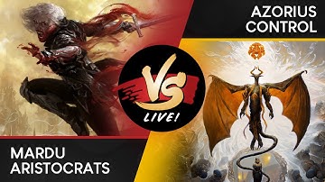 VS Live! | Mardu Aristocrats VS Azorius Control | War of the Spark Standard | Match 1