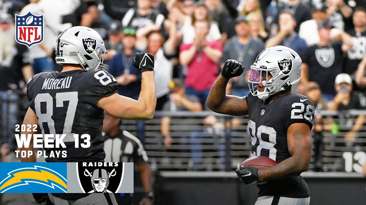 Raiders’ Top Plays From Week 13 Win vs. Chargers 2022 Regular Season