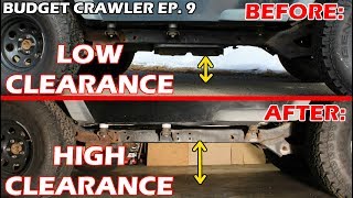Transmission CROSSMEMBER Build on a JEEP Wrangler TJ - HIGH CLEARANCE |  Budget Crawler Ep. 9 - YouTube