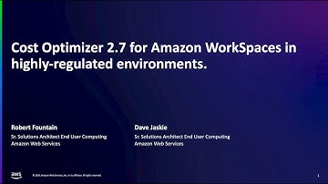Cost Optimizer for Amazon WorkSpace no internet deployment | Amazon Web Services
