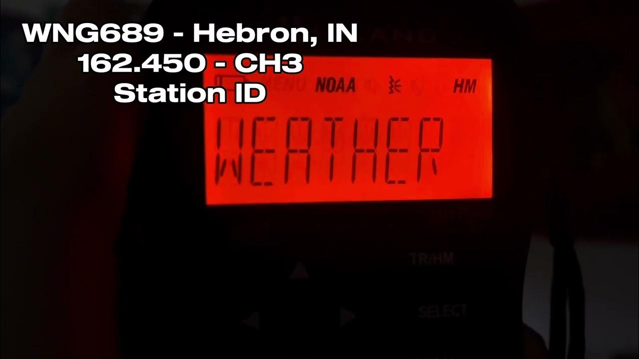 10/18/23 NWR WNG689 Station ID (Hebron, IN) YouTube