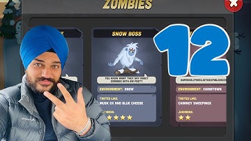 Zombie Catcher: Gameplay Walkthrough Part 12 - How to catch Snow Boss Zombie! (iOS,Android)