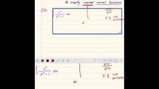 Integration Procedure: Simplify Improper Rational Functions