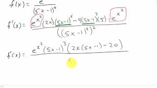 Derivative Practice Test #2 Problem #4 Solution