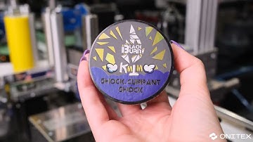 Automatic Capping and Labeling Machine | Tobacco Can