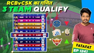 IPL 2024 - Points Table Qualification , CSK , RCB | Cricket Fatafat |EP 1241 | MY Cricket Production