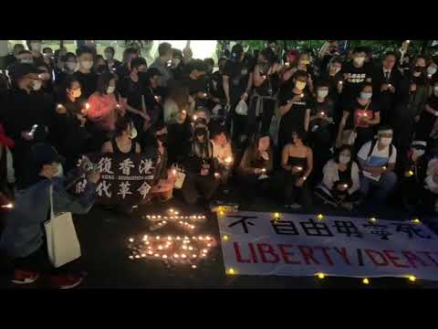 紐約香港手足紀念六四32周年燭光晚會