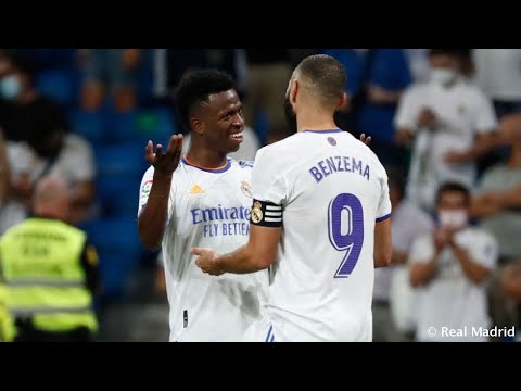 Karim Benzema and Vinicius Junior - All Assists to Each Other so far - 2018-2021