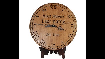 DIY Custom Classic Clock - New CNC Project - Plans Available