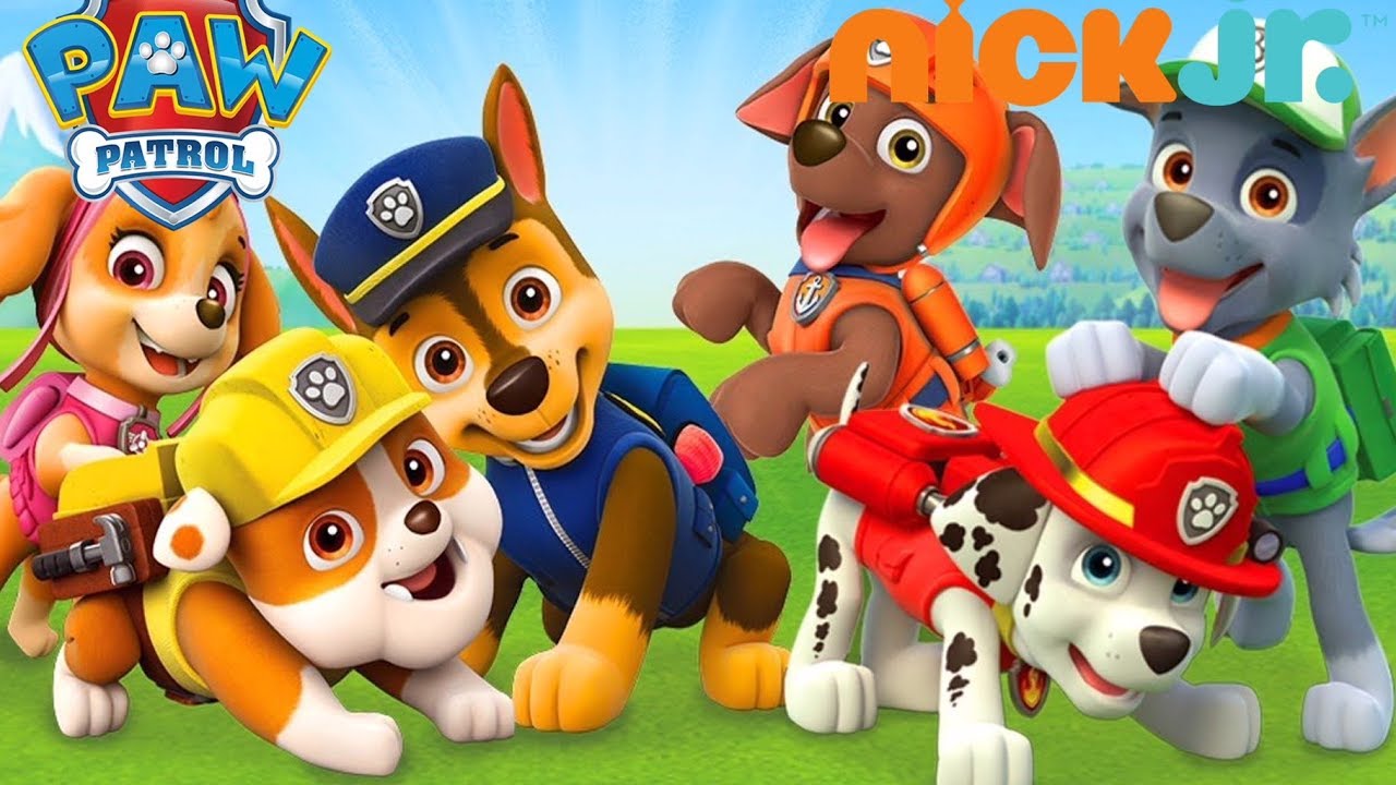 Щенячий патруль nick jr. Paw Patrol. Рекс Paw Patrol. Команда Щенячий патруль. Paw Patrol игра.