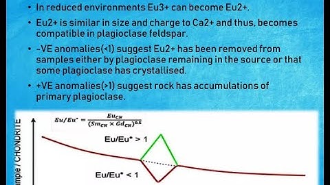 Basics of Geochemistry Part 5: Europium Anomaly (REE)