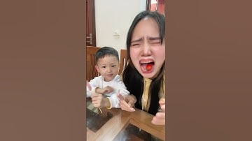 Mẹ ngốc bị pipi lừa ăn ớt và cái kết #shorts #haihuoc