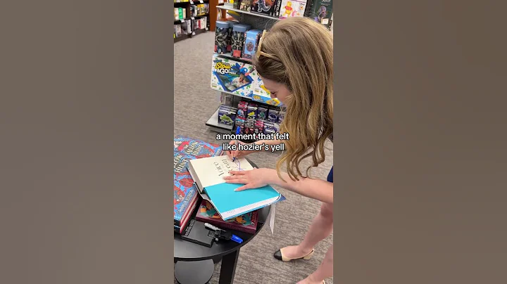 Walking into a bookstore and signing my debut young adult little mermaid retelling ✅ #booktube